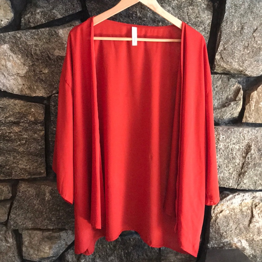 Red shrug